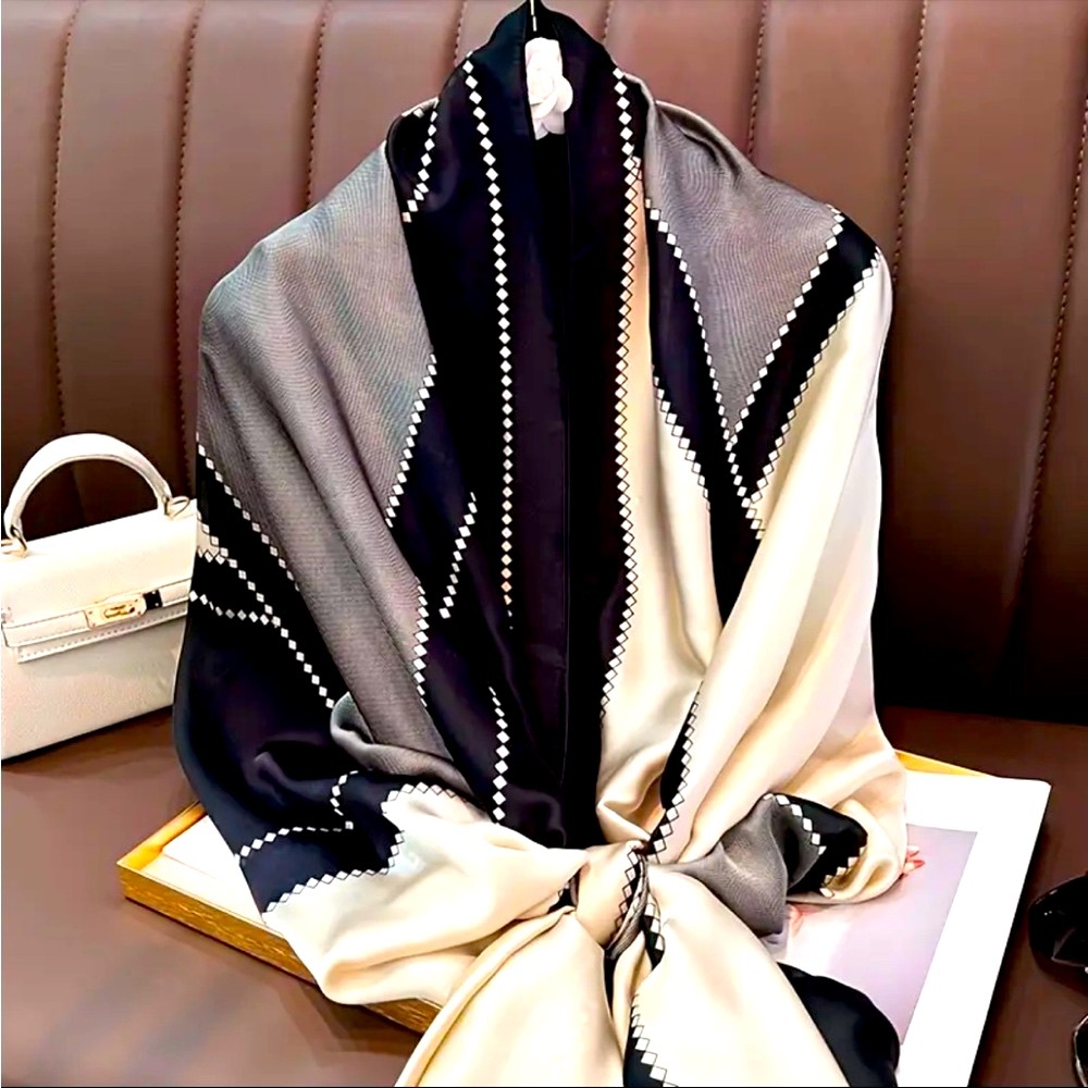 🥀 Luxe Bohemian Smooth as Satin Shawl Cardigan Windproof and Sun-Proof Wrap